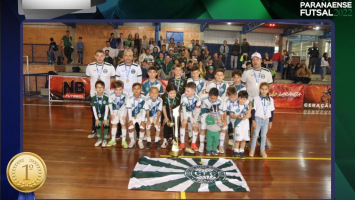 Campeão Paranaense Futsal Sub-10 / 2022