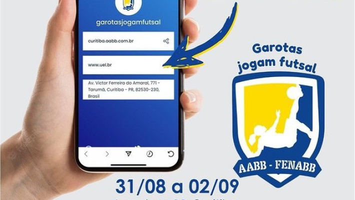 Programação do evento “GAROTAS JOGAM FUTSAL”