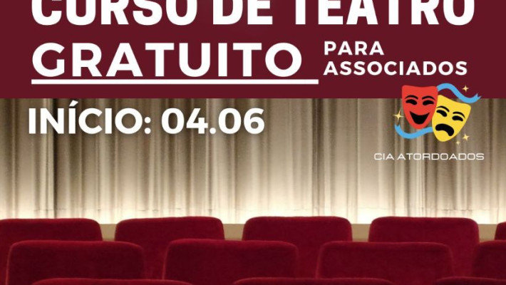 CURSO LIVRE DE TEATRO NA AABB