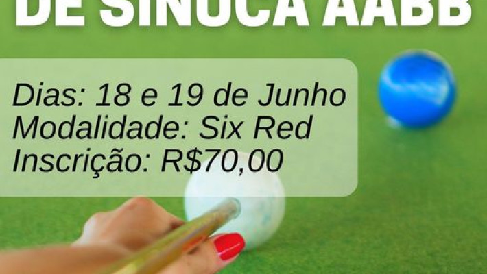 1ª Copa Feminina de SINUCA – AABB