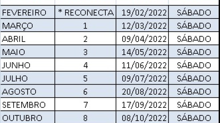 Calendário Truco 2022